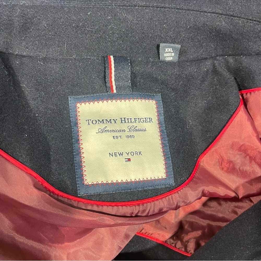 Tommy Hilfiger Women's navy blue  Pea Coat XXL - Picture 7 of 8